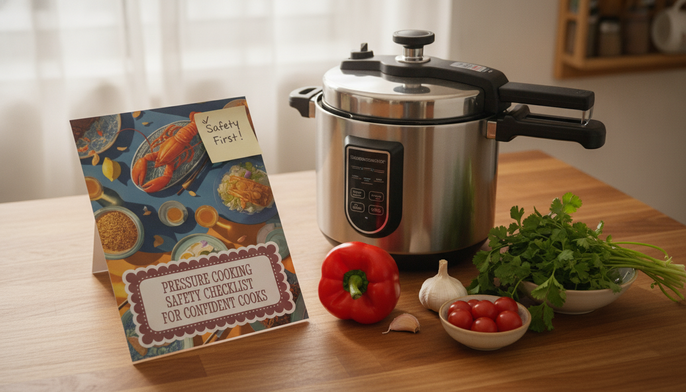 Pressure Cooking Safety Checklist: Seal, Vent, Release Right
